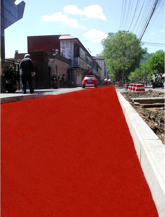 承德市桃李街非機動車道